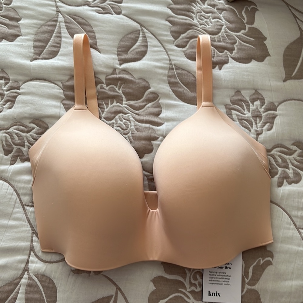 New Knix S 6+ Peony Wing Women Wireless Comfort Molded Foam Cups Side Coverage